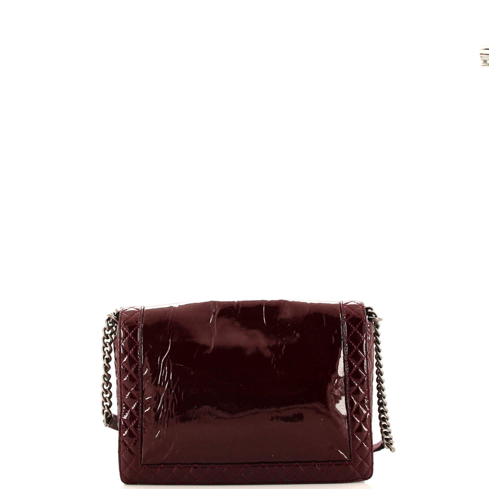 Reverso Boy Flap Bag Patent Large