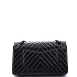 So Black Reissue 2.55 Flap Bag Chevron Aged Calfskin 225