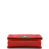 Boy Flap Bag Quilted Matte Caviar Old Medium