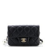 My Precious Pearls Waist Bag Quilted Lambskin Mini