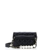 My Precious Pearls Waist Bag Quilted Lambskin Mini