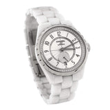 J12-365 Automatic Watch Ceramic and Stainless Steel with Diamond Bezel and Seconds Sub-Dial 36