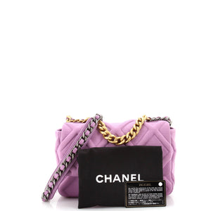 19 Flap Bag Quilted Jersey Medium
