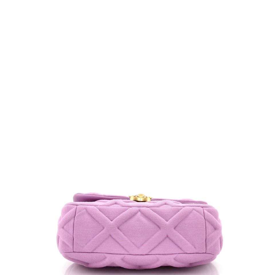 19 Flap Bag Quilted Jersey Medium