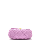19 Flap Bag Quilted Jersey Medium