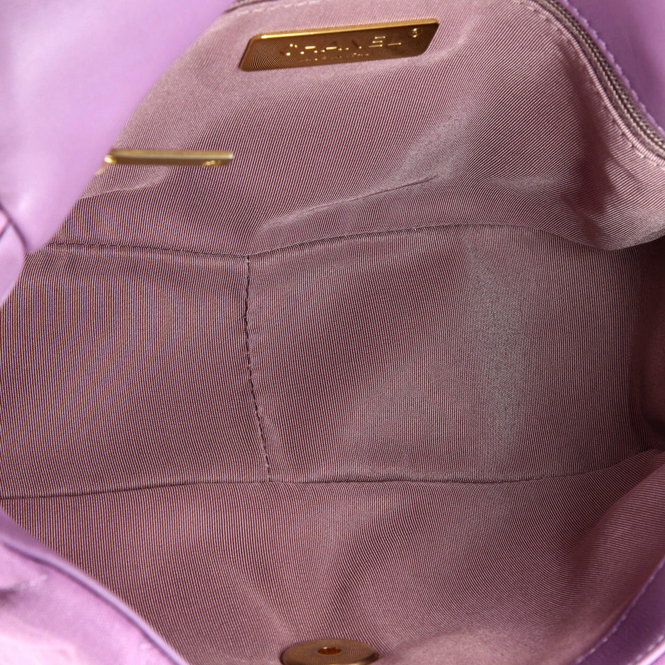 19 Flap Bag Quilted Jersey Medium