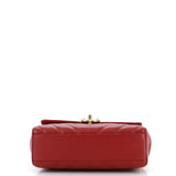 In The City Top Handle Flap Bag Mixed Quilt Calfskin Medium