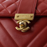 In The City Top Handle Flap Bag Mixed Quilt Calfskin Medium