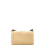 Boy Flap Bag Quilted Caviar Old Medium