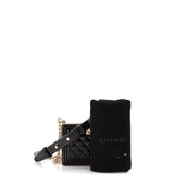 Boy Chain Box Minaudiere Quilted Patent