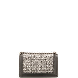 Boy Flap Bag Braided Tweed Old Medium