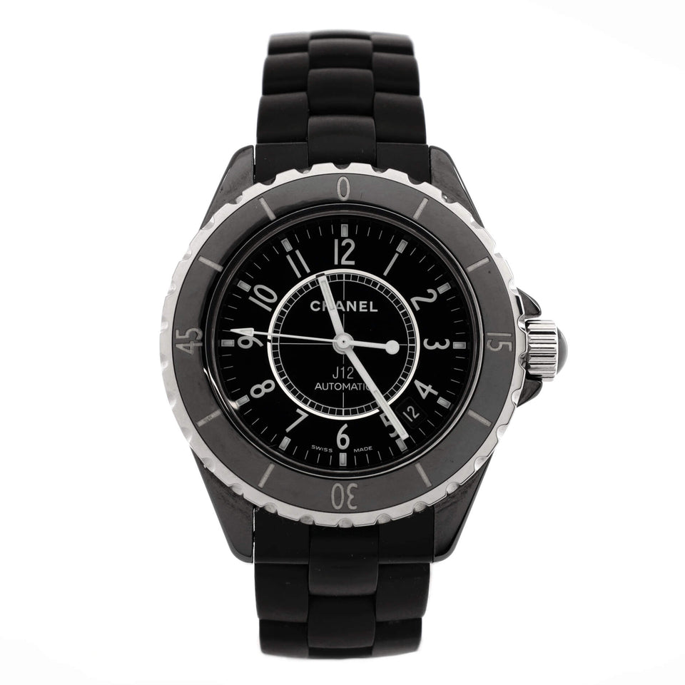 J12 Automatic Watch Ceramic and Stainless Steel 38