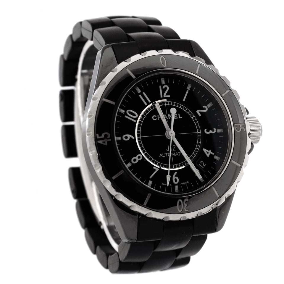J12 Automatic Watch Ceramic and Stainless Steel 38