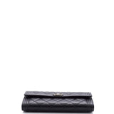 Boy Flap Wallet Quilted Caviar Long