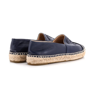 Women's CC Cap Toe Espadrilles Leather