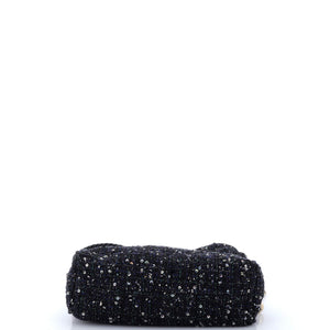 Pearl Drawstring Bag Sequin Embellished Tweed