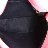Double Carry Chain Waist Bag Quilted Goatskin Small
