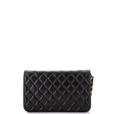 Vintage Full Flap Bag Quilted Lambskin Medium