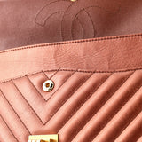 Reissue 2.55 Flap Bag Chevron Metallic Aged Calfskin 226