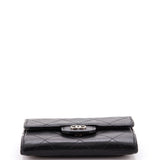 Classic Flap Card Case Quilted Lambskin
