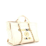 Deauville Tote Embellished Shiny Calfskin Medium