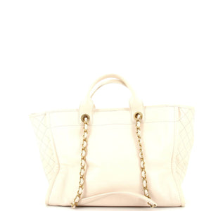Deauville Tote Embellished Shiny Calfskin Medium