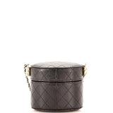 CC Allure Vanity Case with Chain Quilted Lambskin Mini
