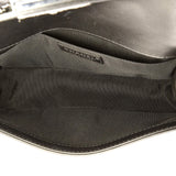 Jacket Boy Flap Bag Chevron Calfskin with Tweed Old Medium
