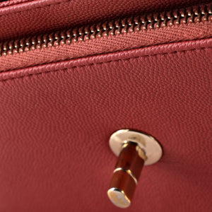 Business Affinity Flap Bag Quilted Caviar Small