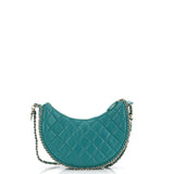 Chain Around Hook Hobo Quilted Lambskin Small