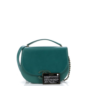 Coco Curve Flap Messenger Calfskin and Quilted Goatskin Medium