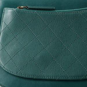 Coco Curve Flap Messenger Calfskin and Quilted Goatskin Medium