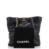 19 Shopping Bag Quilted Leather Medium