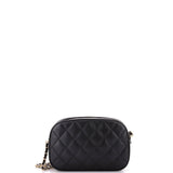 Slip Pocket Camera Case Bag Quilt Lambskin Mini