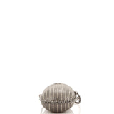 Chain Around Phone Holder Box Crossbody Lambskin with Crystals