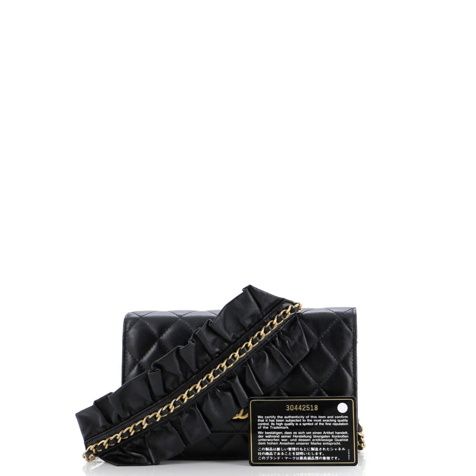Romance Wallet on Chain Quilted Lambskin