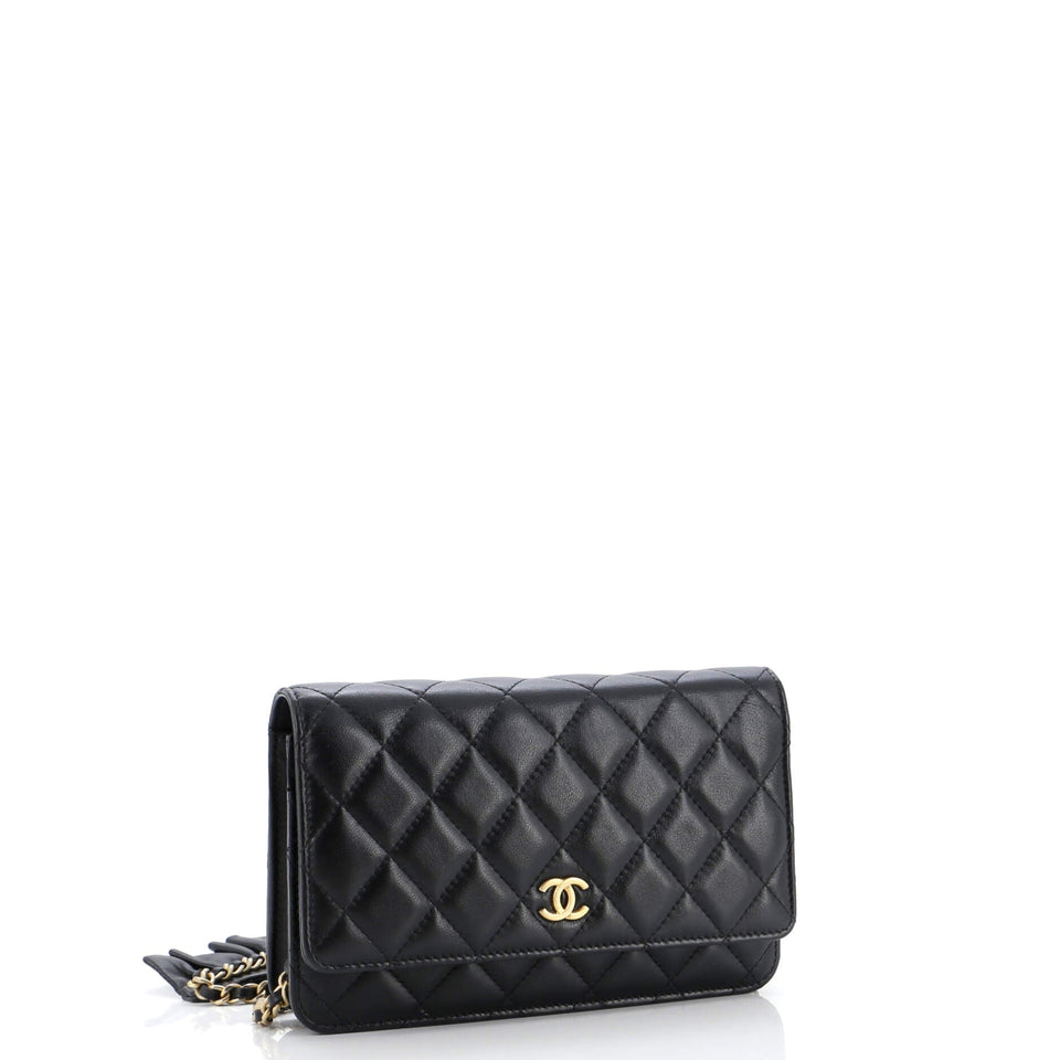 Romance Wallet on Chain Quilted Lambskin