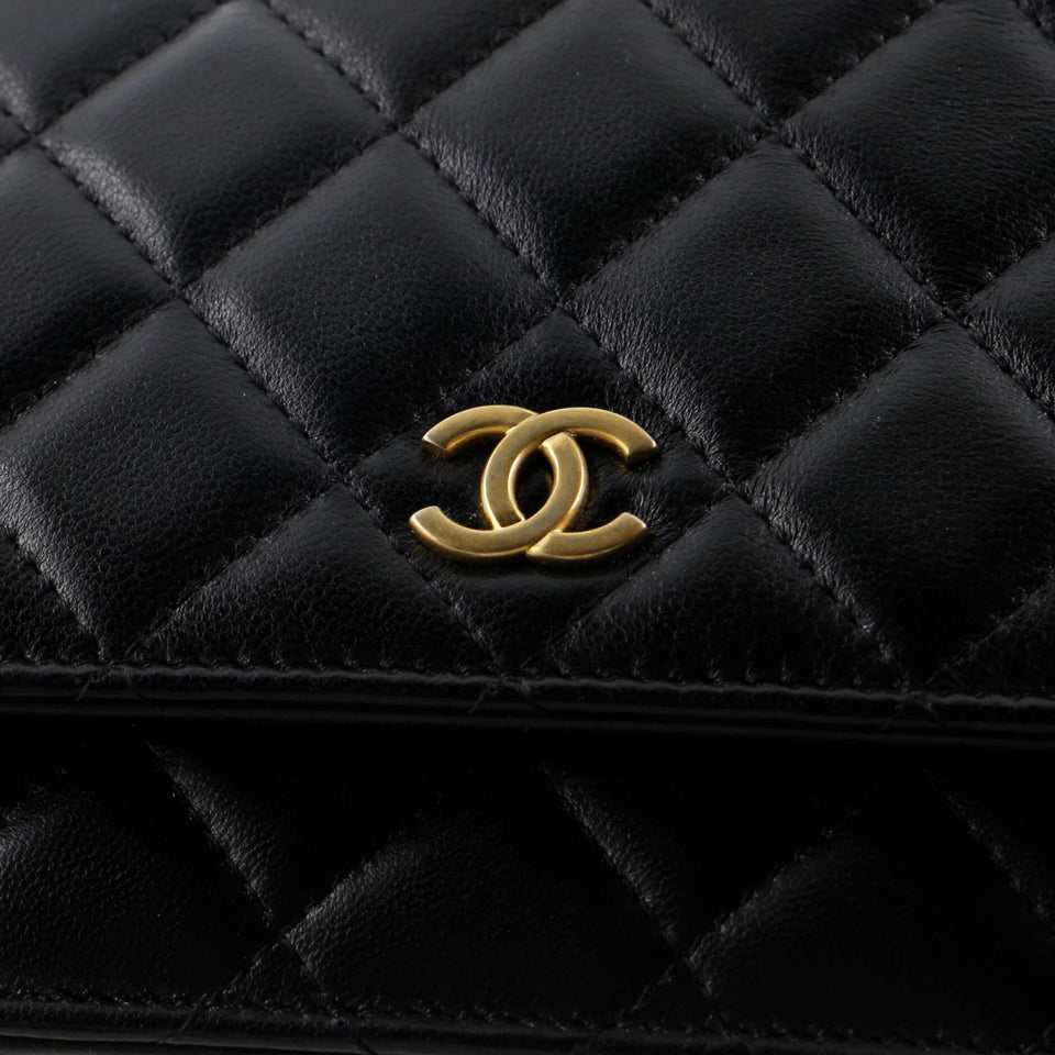 Romance Wallet on Chain Quilted Lambskin