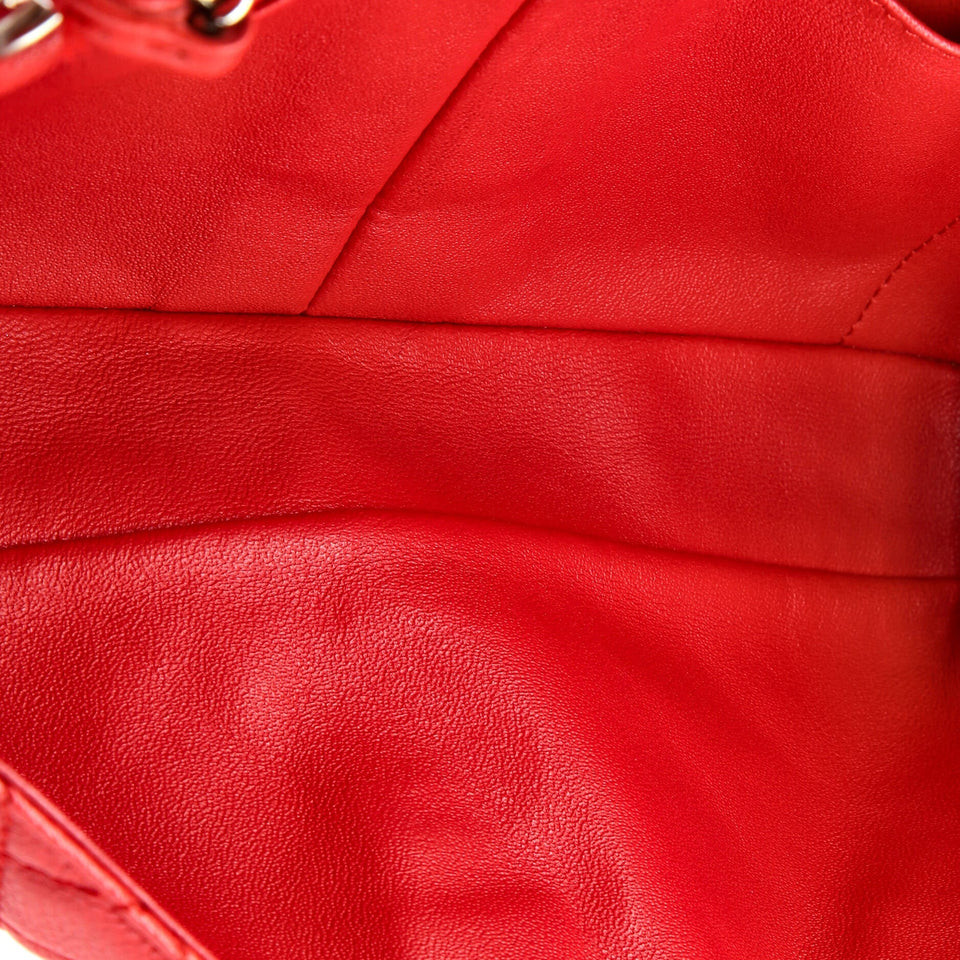 Classic Single Flap Bag Quilted Caviar East West