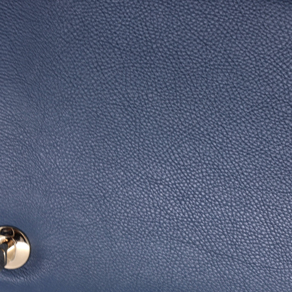 Chain Handle CC Flap Bag Quilted Caviar with Studded Detail Large