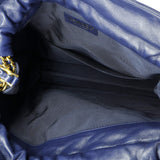 CC Chain Drawstring Shopping Bag Quilted Lambskin Large