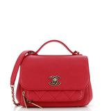 Business Affinity Flap Bag Quilted Caviar Mini