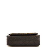 Logo Enchained Flap Bag Quilted Calfskin Medium