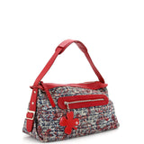 Vintage Clover Shoulder Bag Tweed Medium