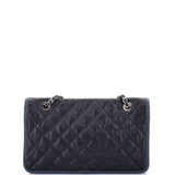 French Riviera Flap Bag Quilted Caviar Medium