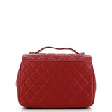 Business Affinity Flap Bag Quilted Caviar Large