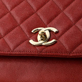 Business Affinity Flap Bag Quilted Caviar Large