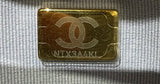 19 Wallet on Chain Quilted Iridescent Calfskin