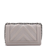 Boy Flap Bag Perforated Chevron Lambskin Old Medium
