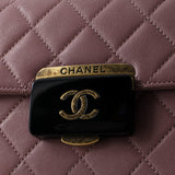 Beauty Lock Flap Bag Quilted Sheepskin Medium